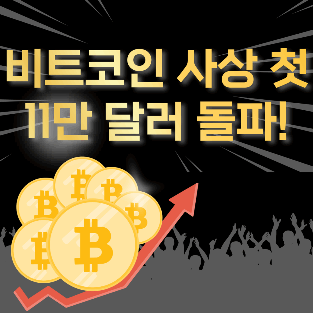 📈 비트코인 사상 첫 11만 달러 돌파! - 상상투자그룹